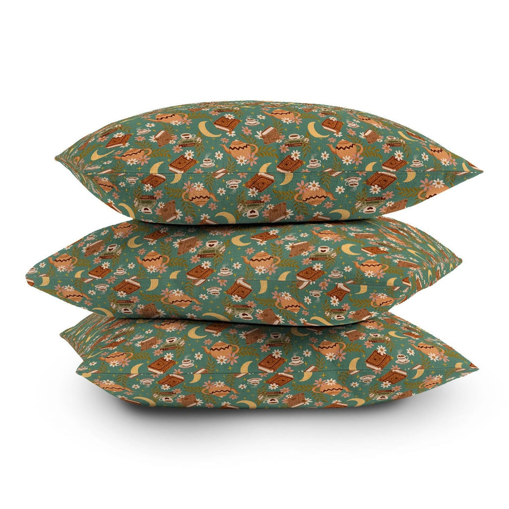 Avenie Moonlit Reading Nook I Outdoor Throw Pillow