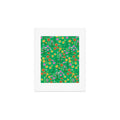 Pimlada Phuapradit Ditsy Spring Floral Green Art Print