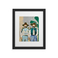 83 Oranges Side By Side Cowboy Edition Framed Art Print