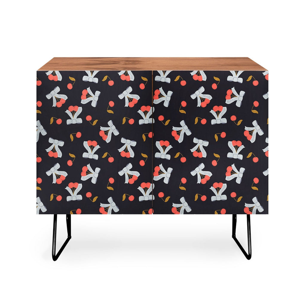 Jennifer Labre Cherries and Bows Credenza
