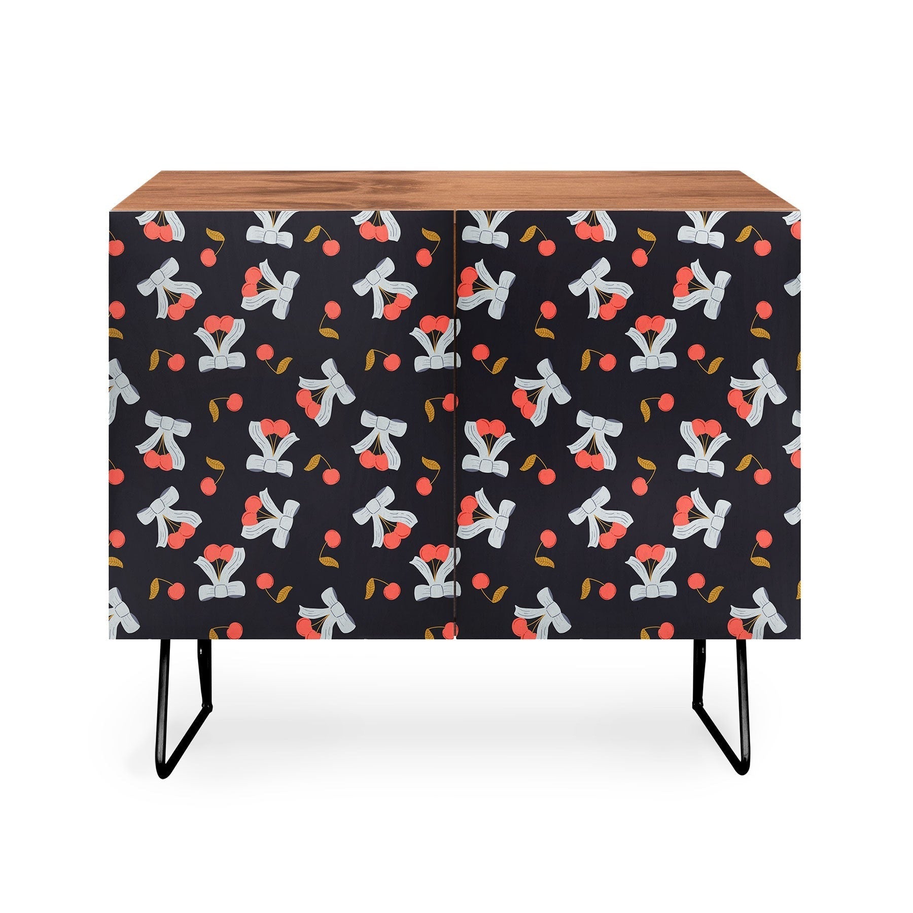 Jennifer Labre Cherries and Bows Credenza