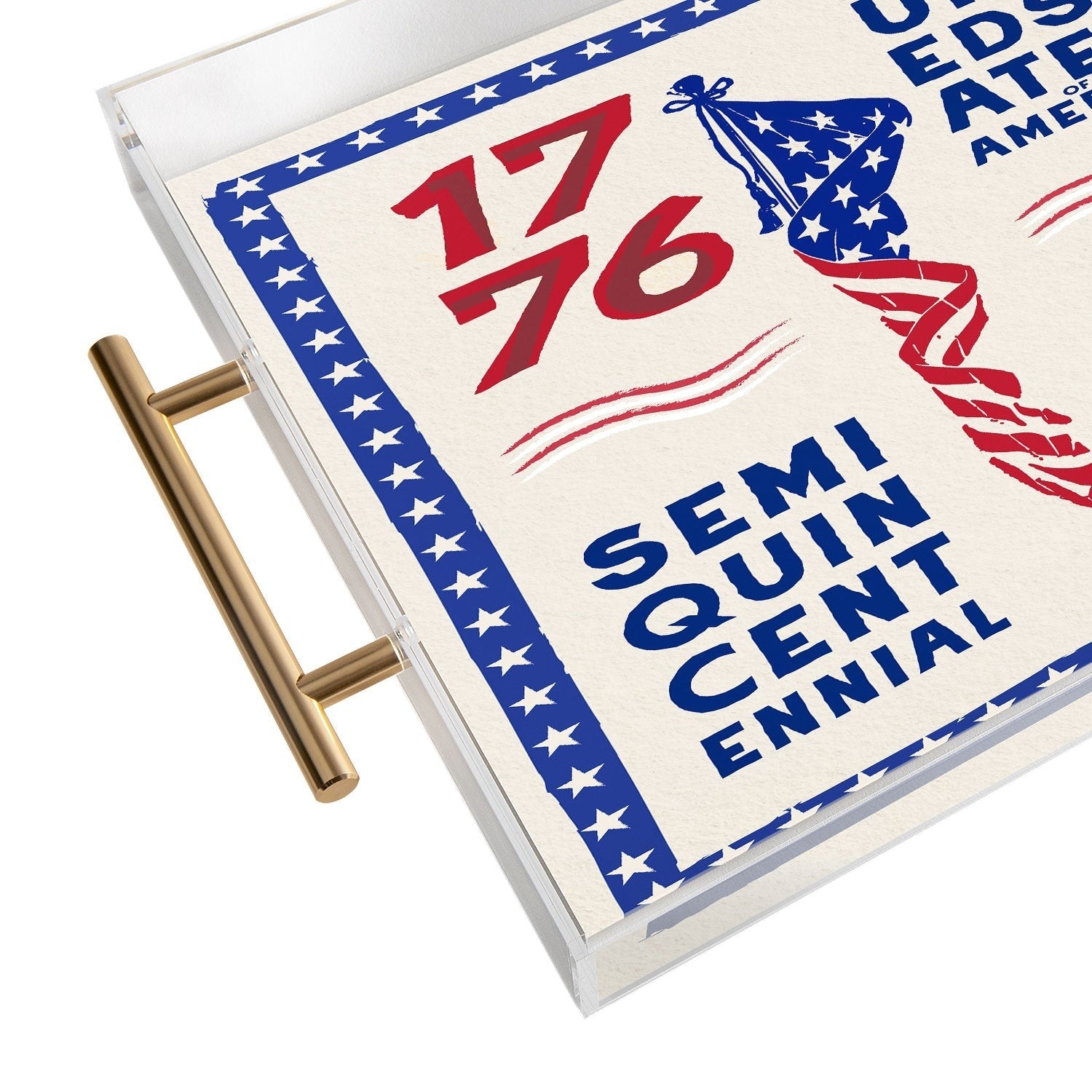 DENY Designs Retro 76 26 Acrylic Tray