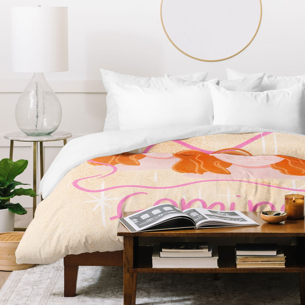 Little Om Zodiac Signs Gemini Duvet Cover
