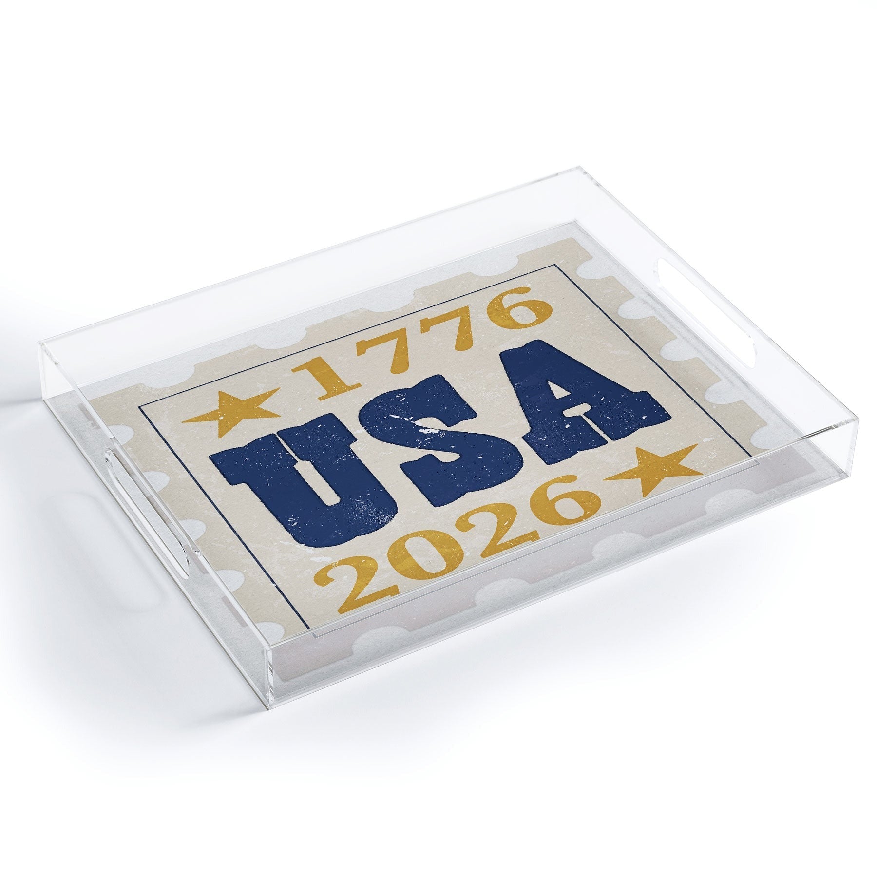 DENY Designs USA Stamp Acrylic Tray