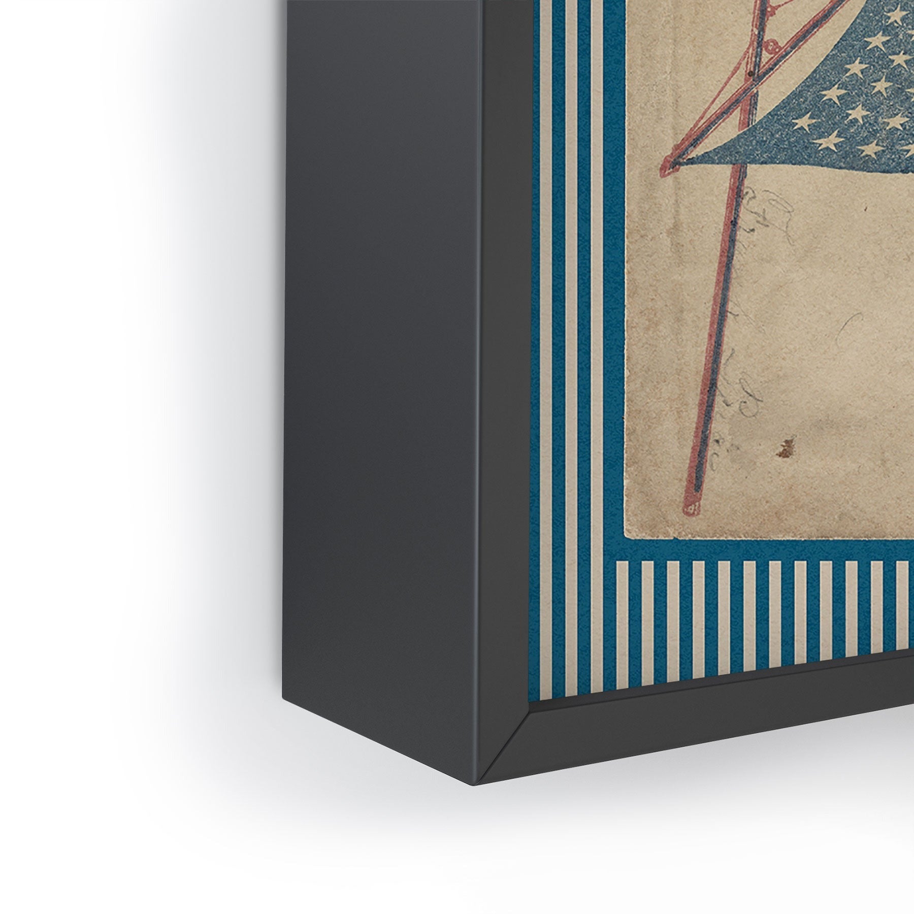 DENY Designs Civil War Envelopes Framed Mini Art Print