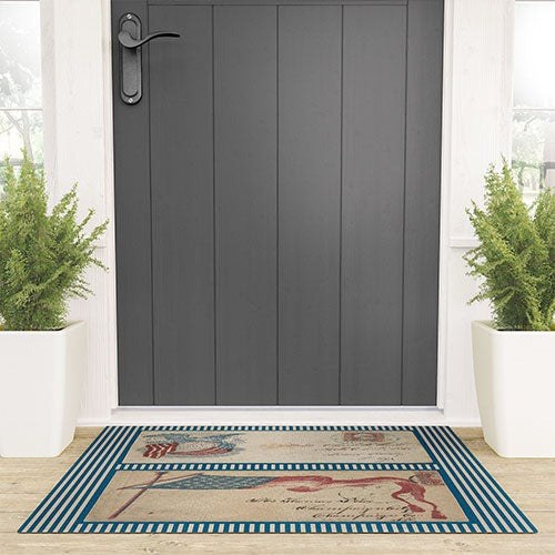 DENY Designs Civil War Envelopes Welcome Mat
