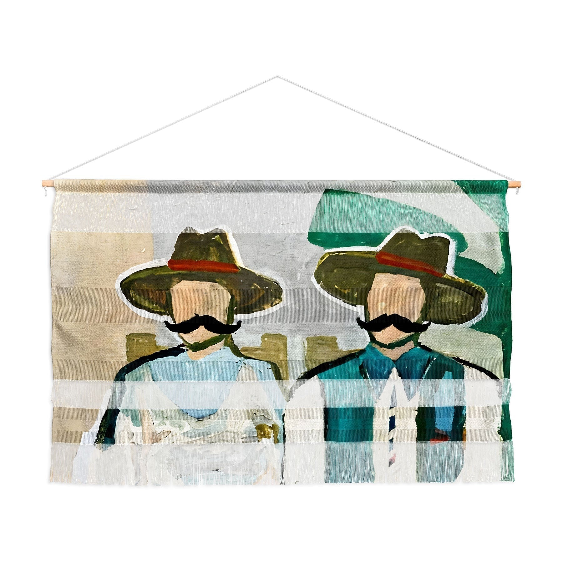 83 Oranges Side By Side Cowboy Edition Wall Hanging Landscape