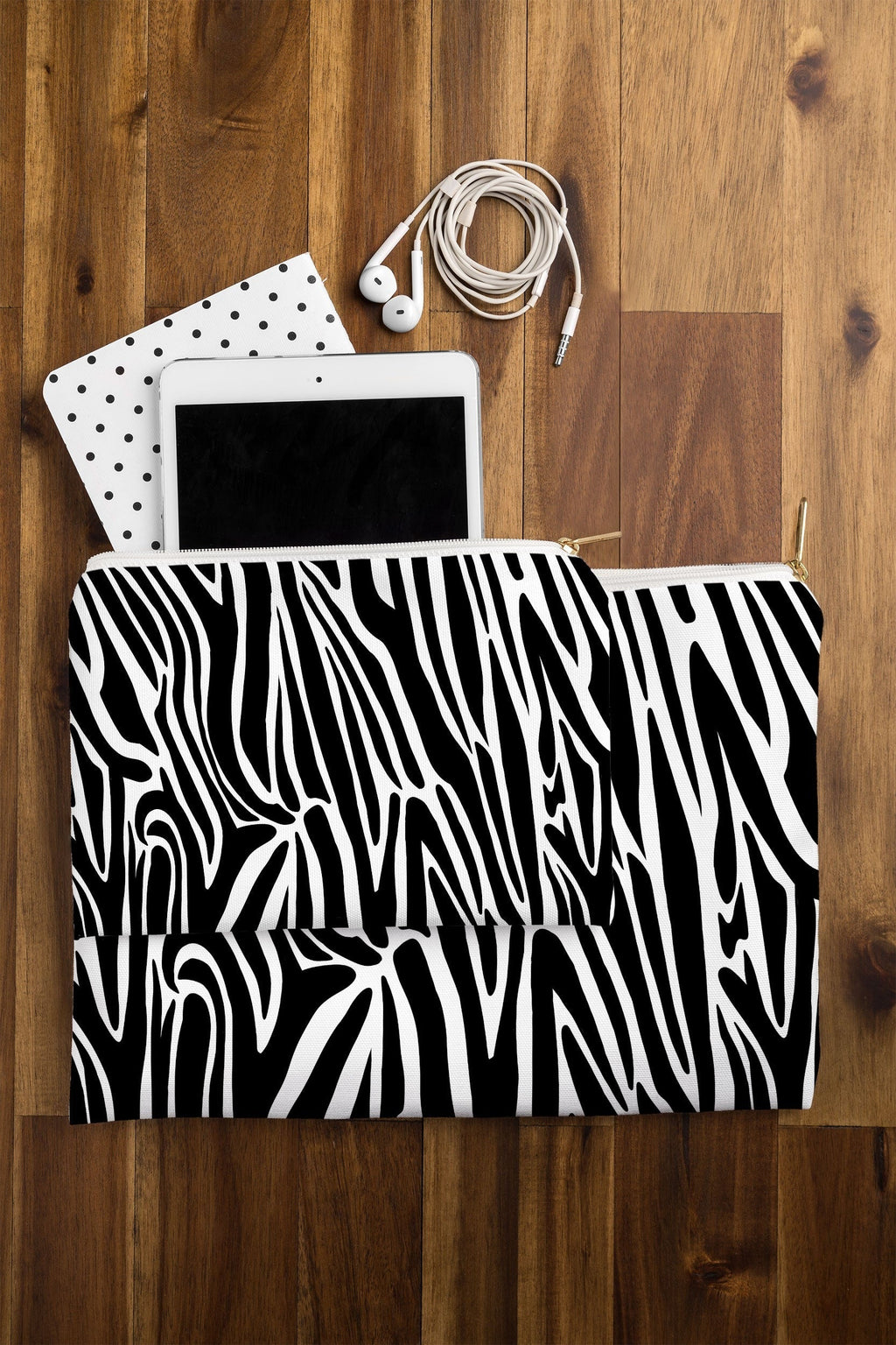 Jennifer Labre Wild Zebra Pouch