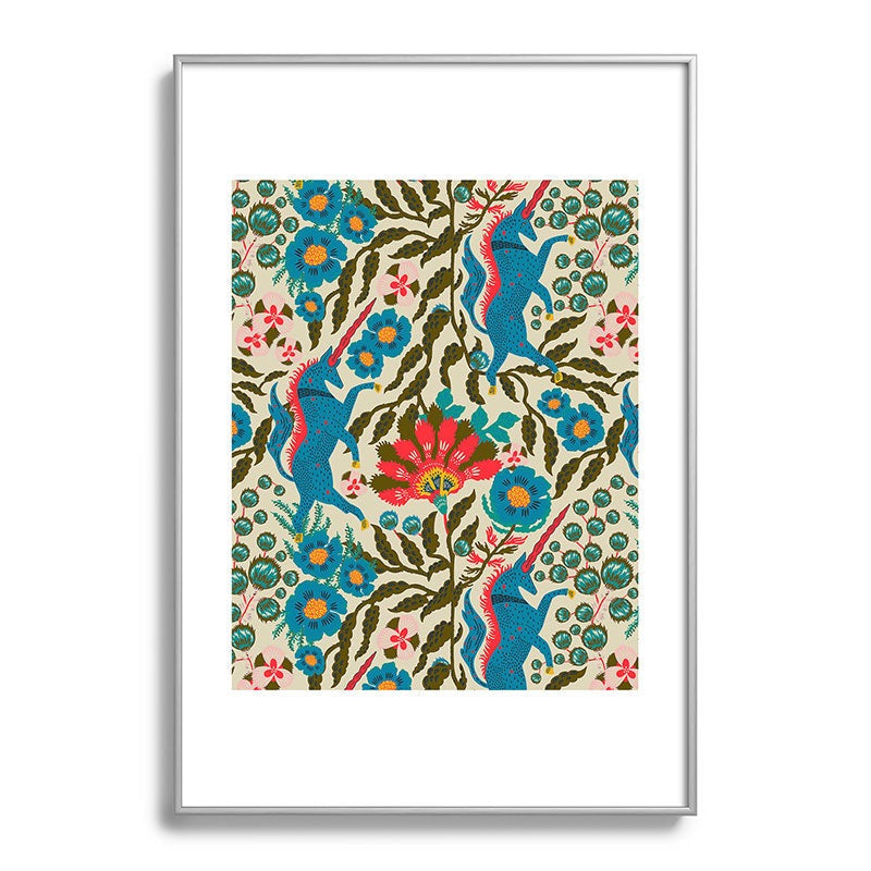Holli Zollinger JOONIE LUNA UNI Metal Framed Art Print