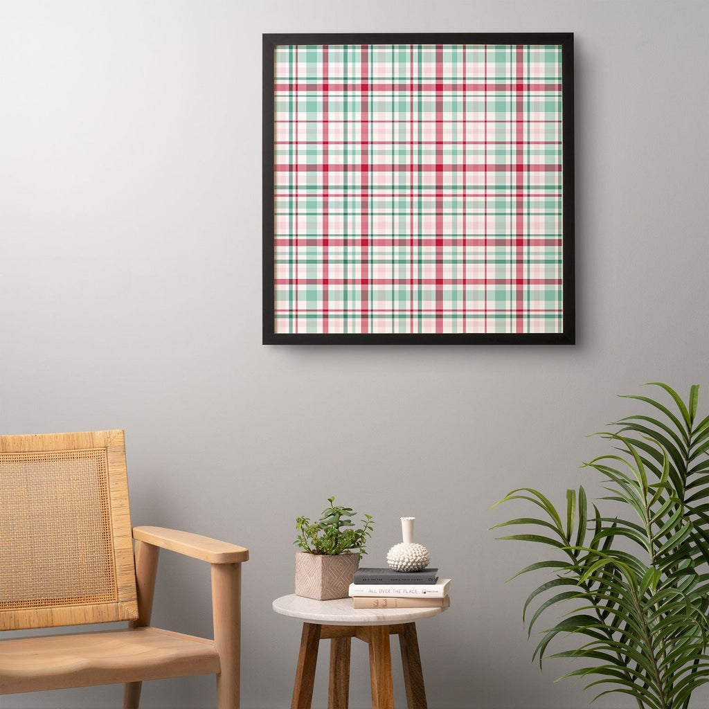 Lisa Argyropoulos Merry Vintage Plaid Framed Wall Art