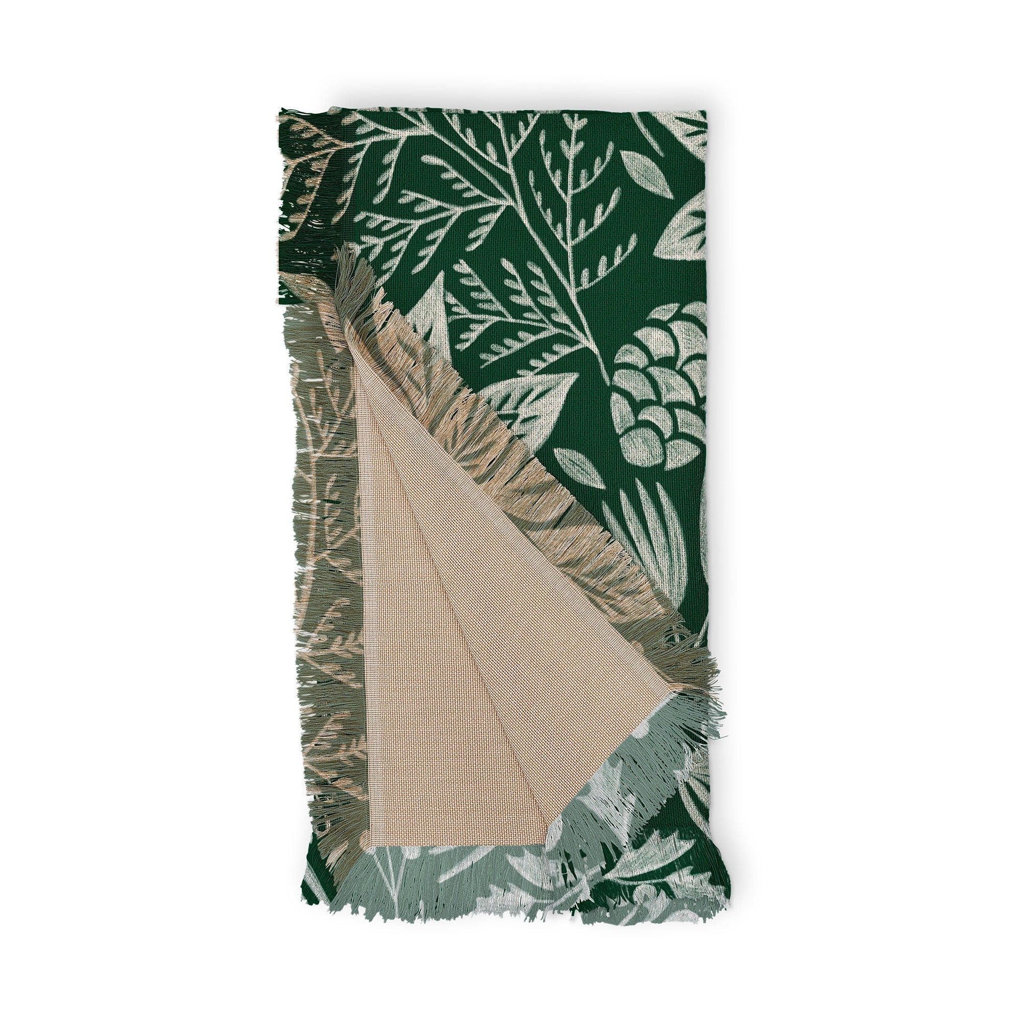 Pimlada Phuapradit Christmas Poinsettia Throw Blanket