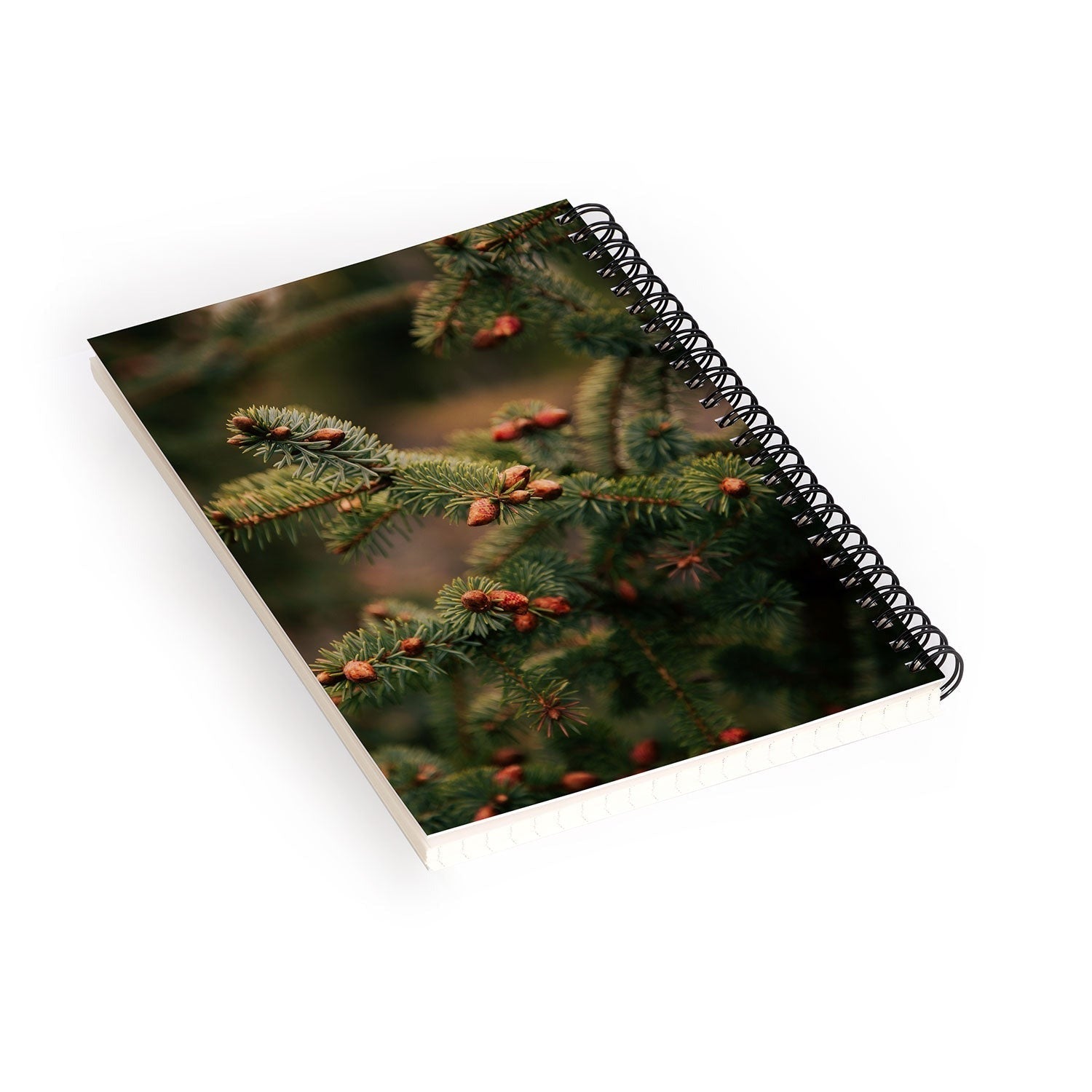 Hannah Kemp Spruce Tips Spiral Notebook