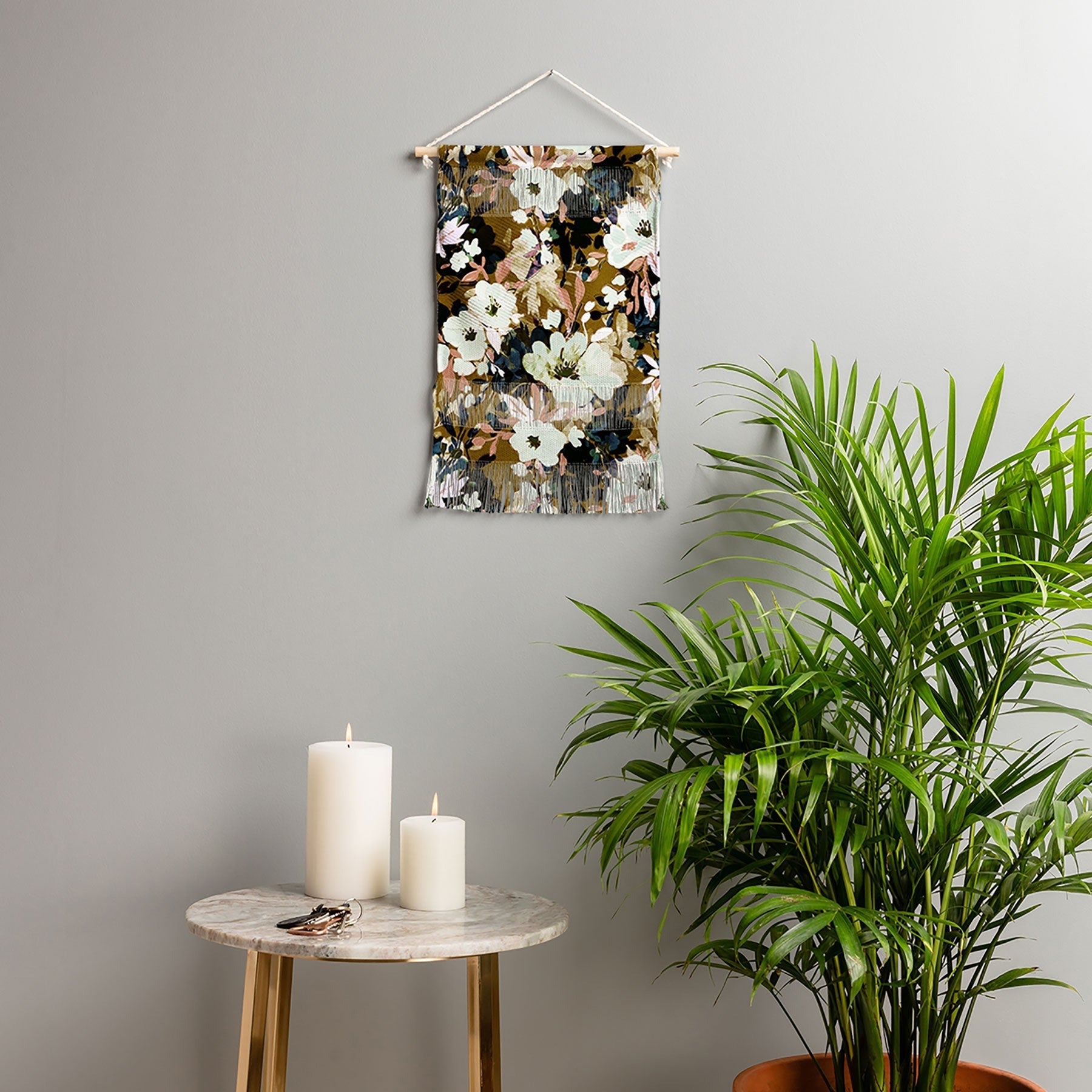 Marta Barragan Camarasa Romantic Floral Fusion Wall Hanging Portrait