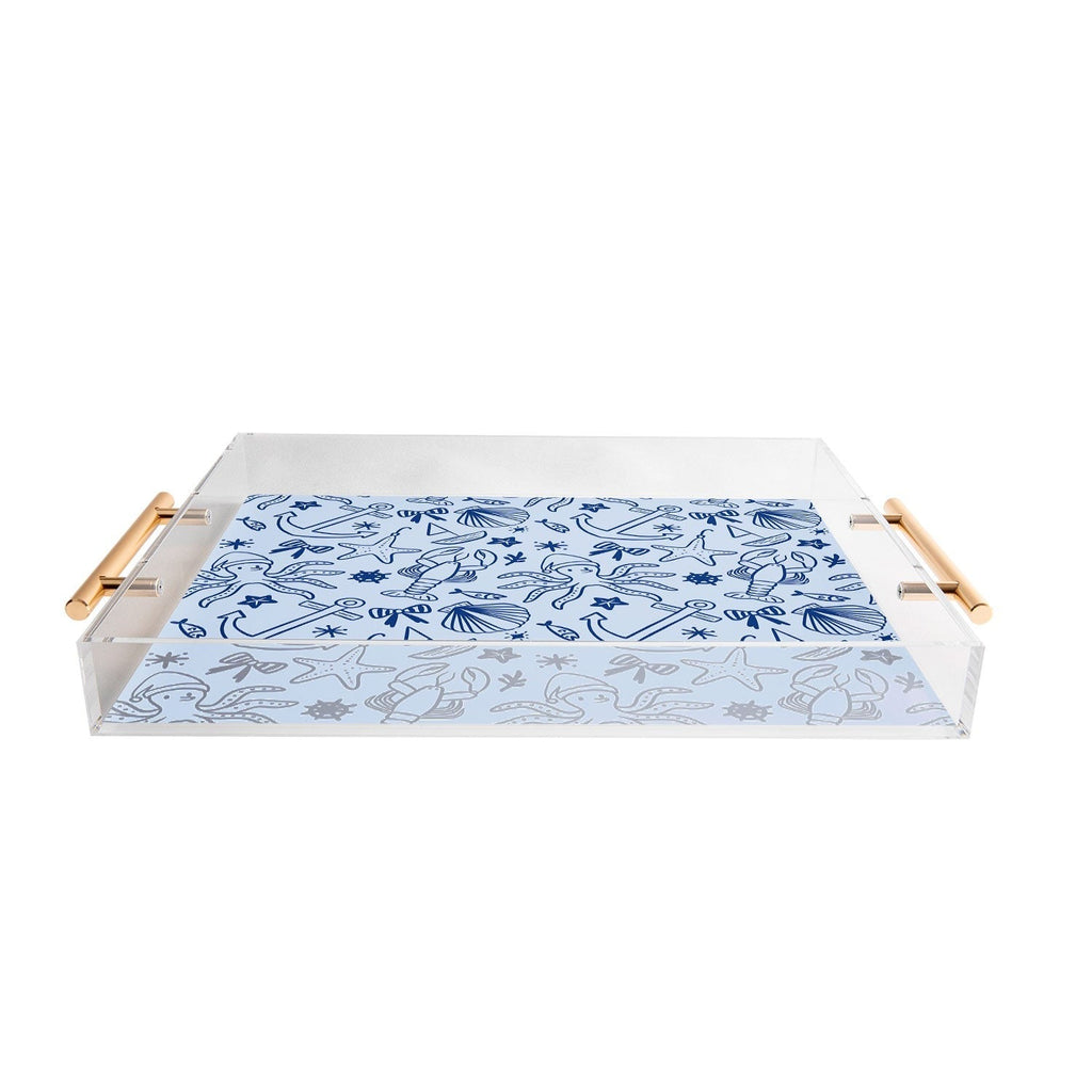 Design by Spark Marine Christmas Holiday Acrylic Tray