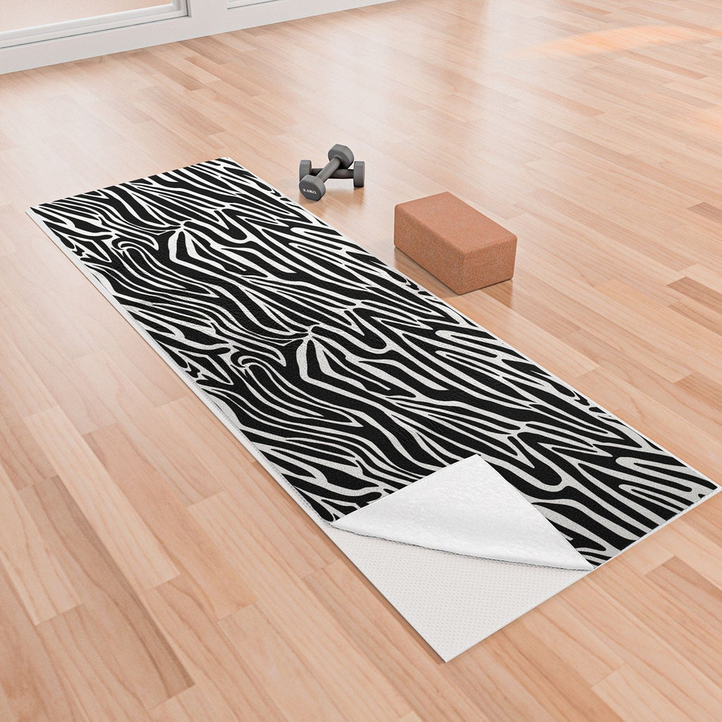 Jennifer Labre Wild Zebra Yoga Towel