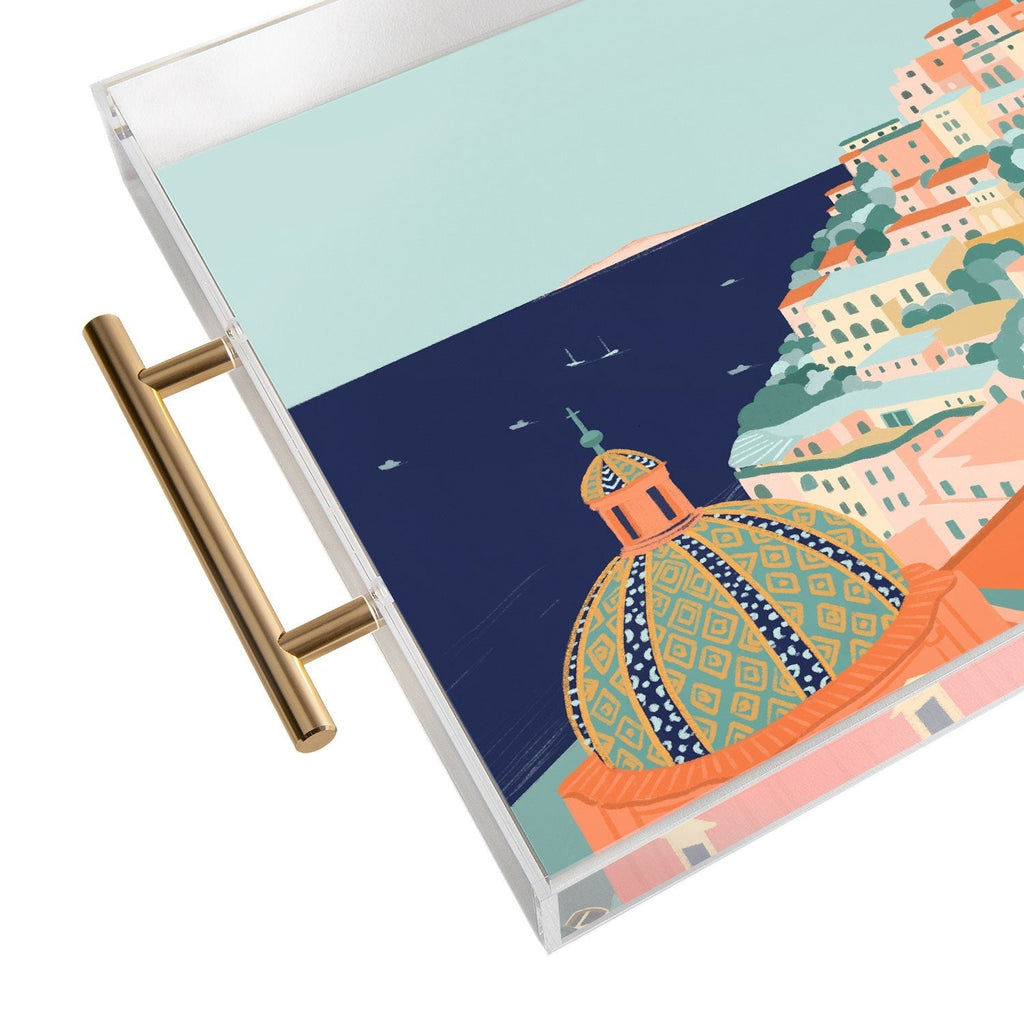 Valeria Frustaci Positano in Italy Acrylic Tray