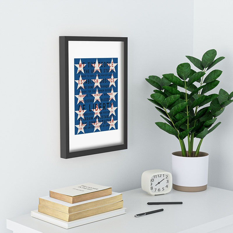 DENY Designs Starred Preamble Recessed Framing Rectangle