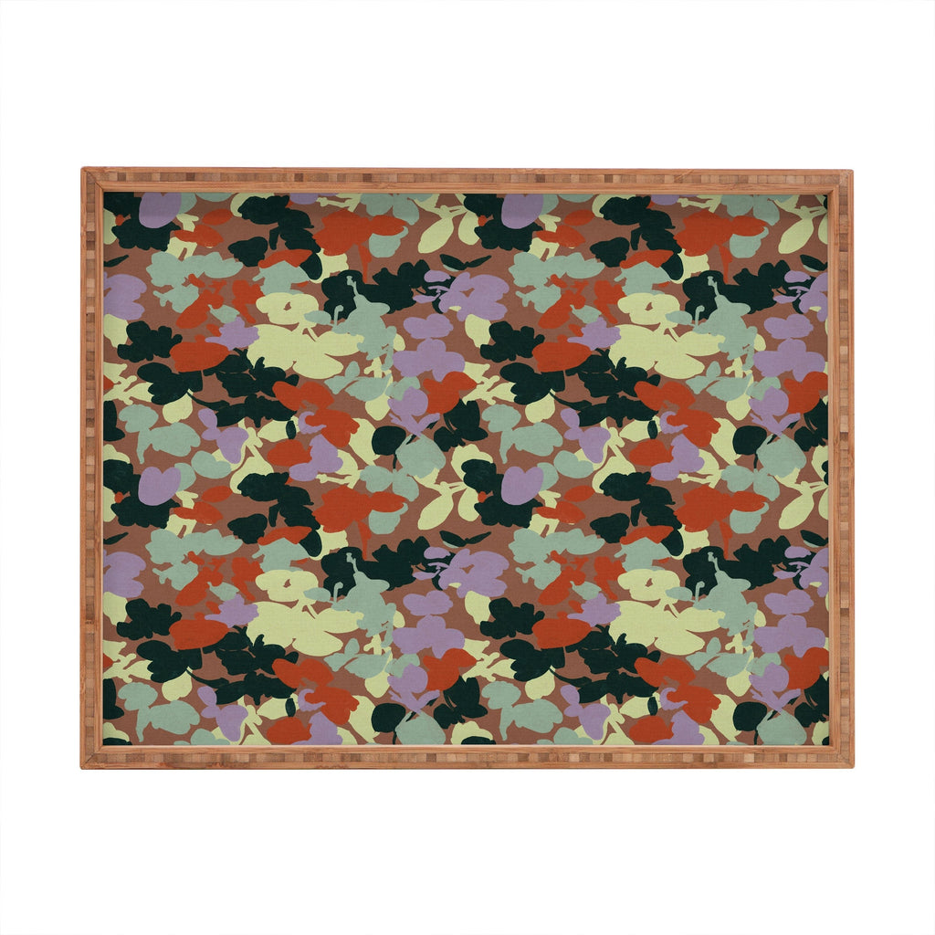 Marta Barragan Camarasa Retro Bloom Medley Rectangular Tray