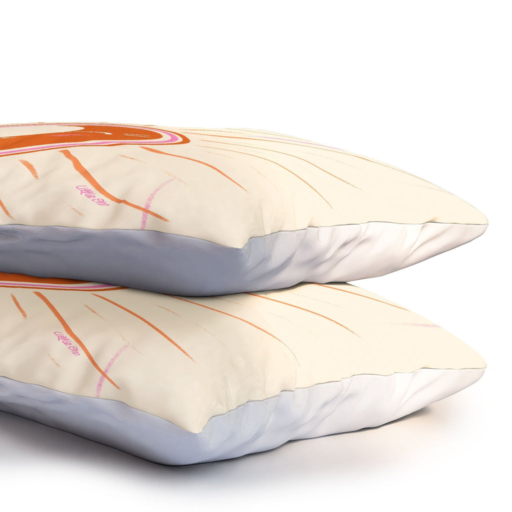 Little Om Celestial Moon cream Pillow Shams