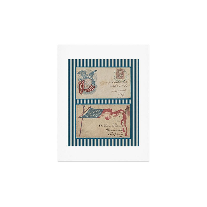 DENY Designs Civil War Envelopes Art Print