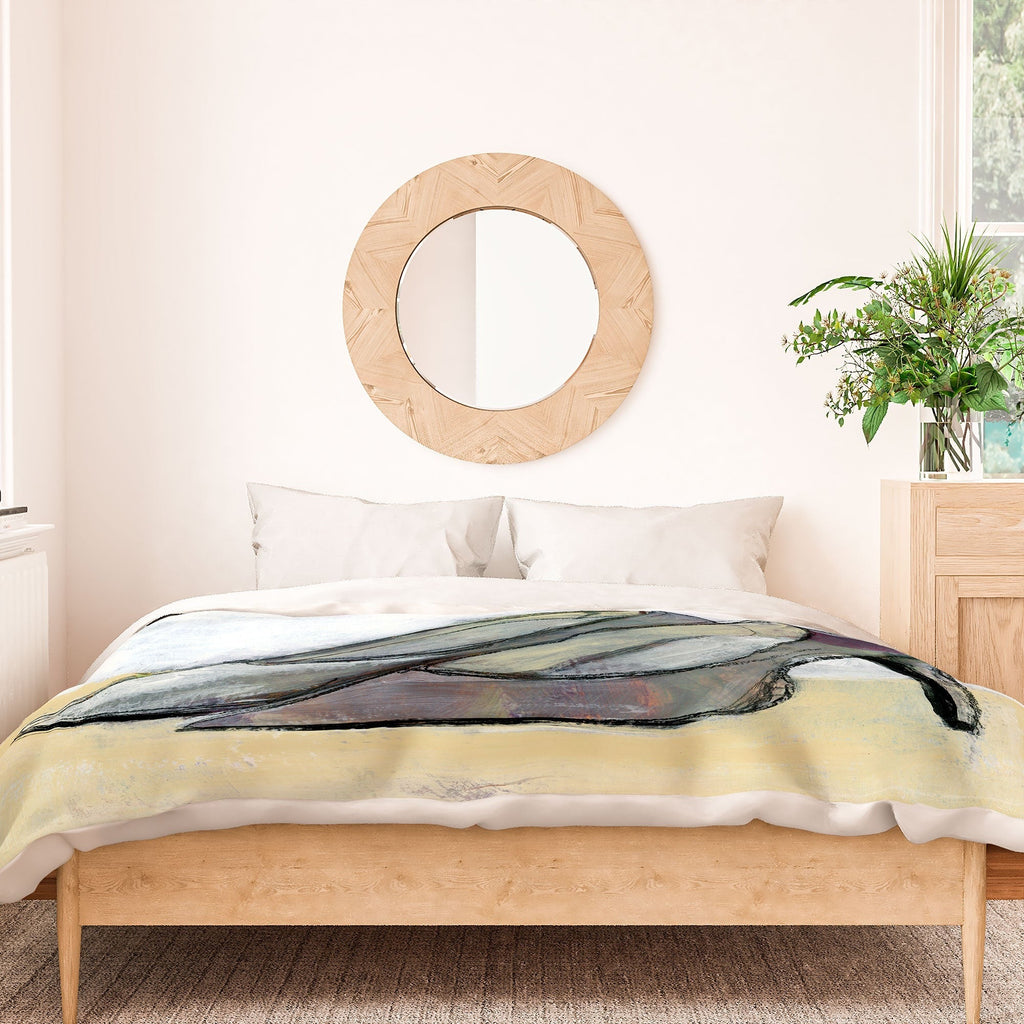 Sophia Buddenhagen Grey Stiletto Duvet Cover