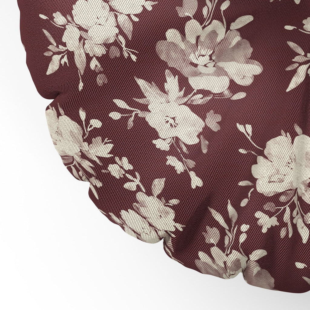Marta Barragan Camarasa Antique Petal Romance Floor Pillow Round