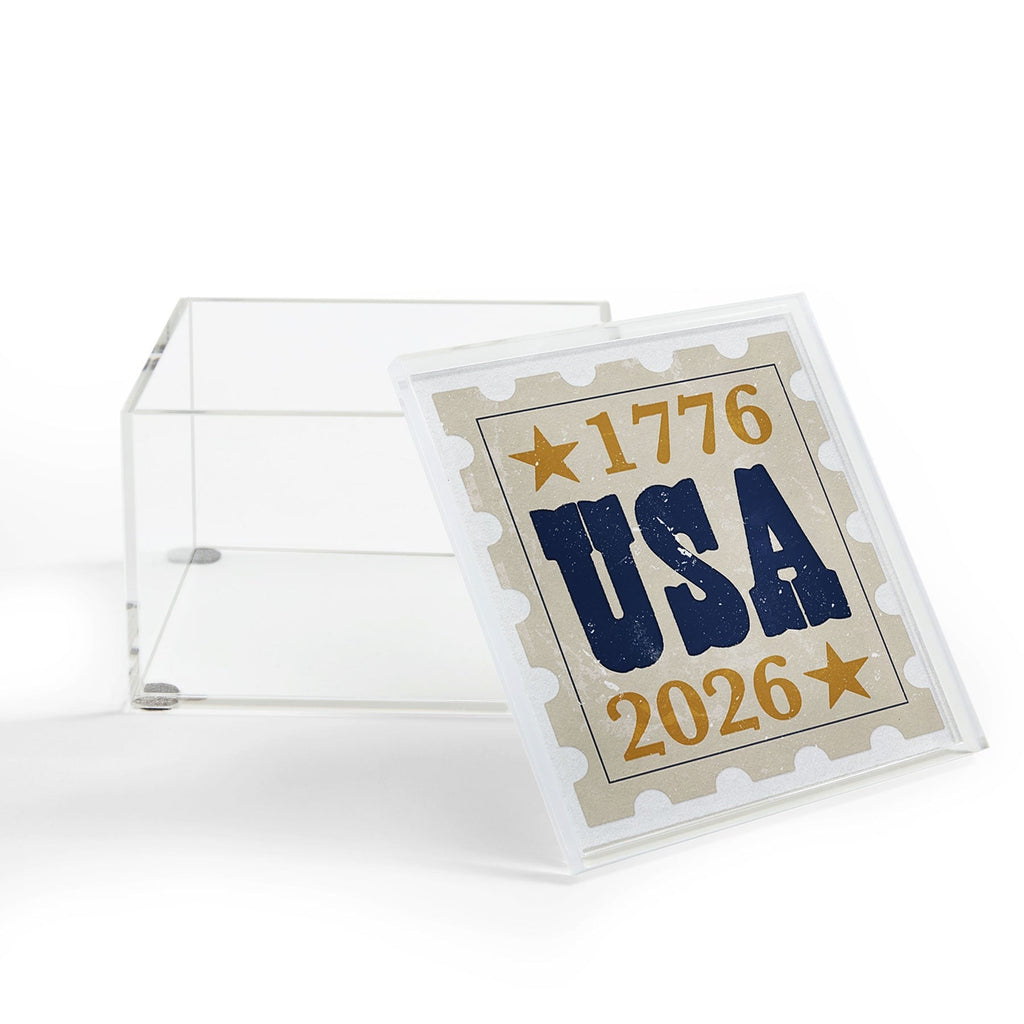 DENY Designs USA Stamp Acrylic Box