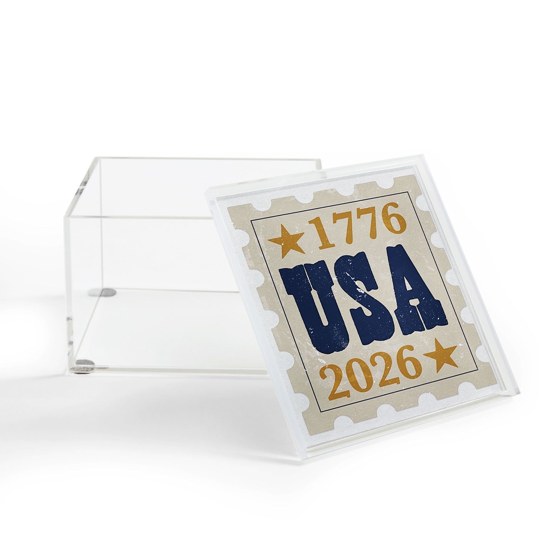 DENY Designs USA Stamp Acrylic Box