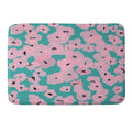 Garima Dhawan hydrangea 14 Memory Foam Bath Mat
