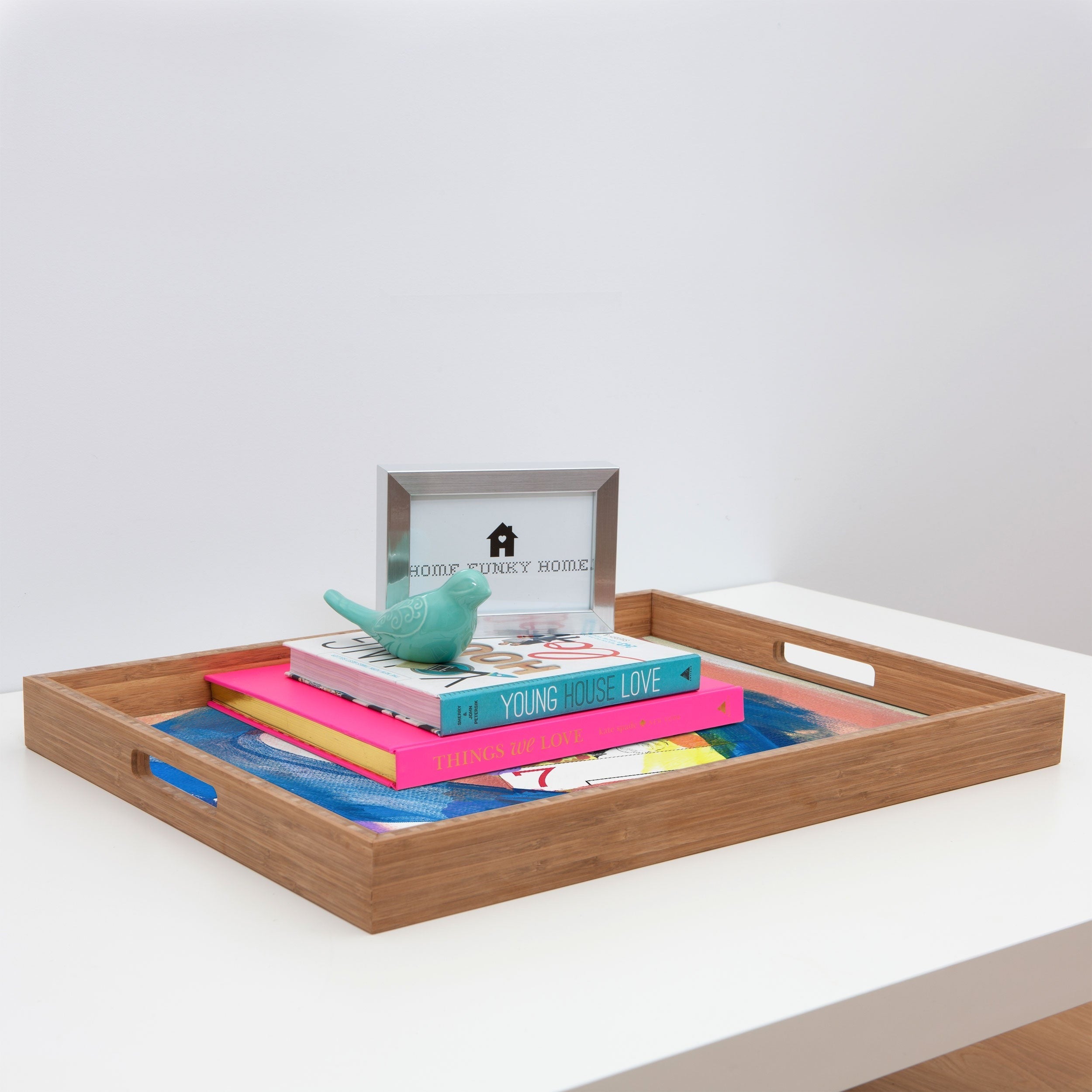 Natalie Baca Lucky in Love Rectangular Tray