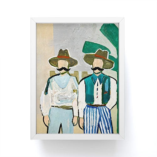 83 Oranges Side By Side Cowboy Edition Framed Mini Art Print
