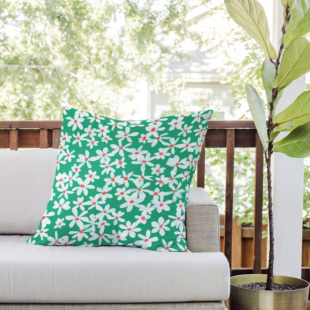 Garima Dhawan wildflowers 15 Outdoor Throw Pillow