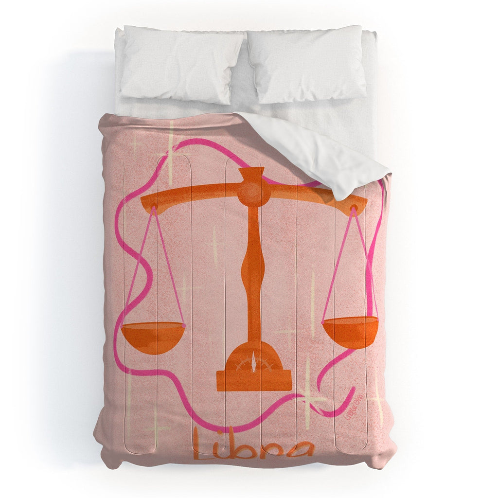 Little Om Zodiac Signs Libra Comforter