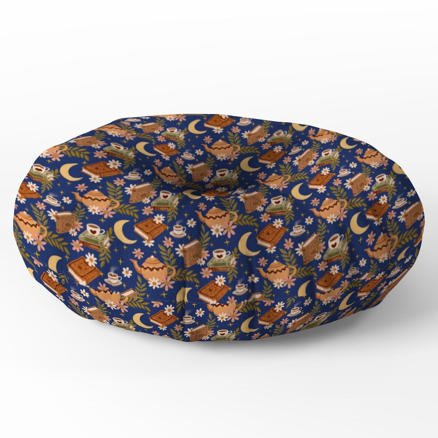 Avenie Moonlit Reading Nook II Floor Pillow Round
