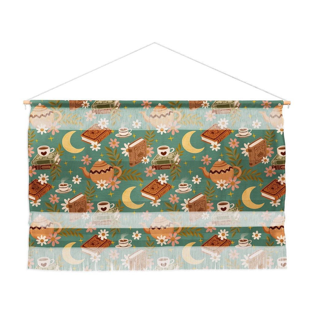 Avenie Moonlit Reading Nook I Wall Hanging Landscape