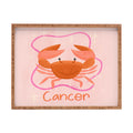 Little Om Zodiac Signs Cancer Rectangular Tray