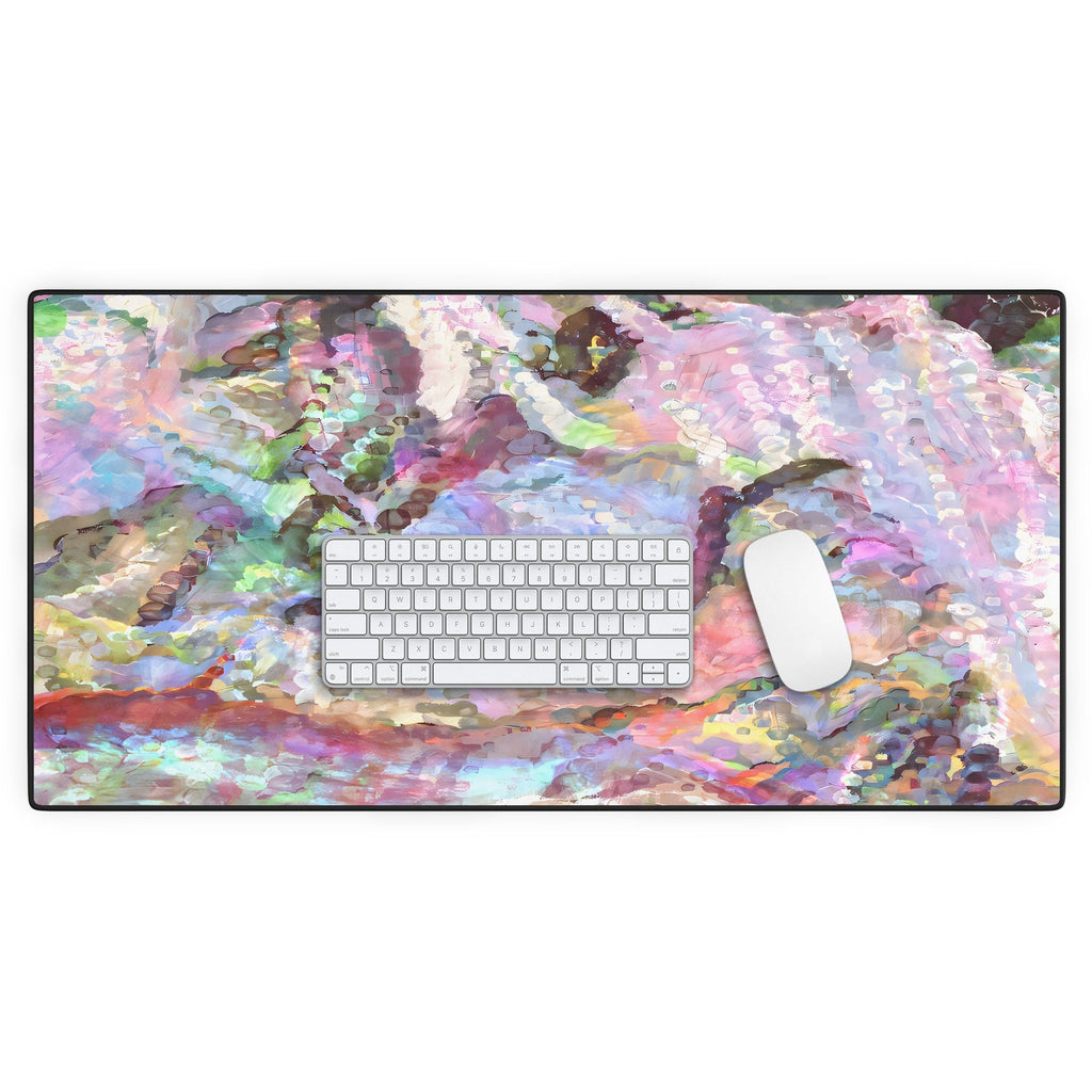 83 Oranges Sequin Haze Desk Mat