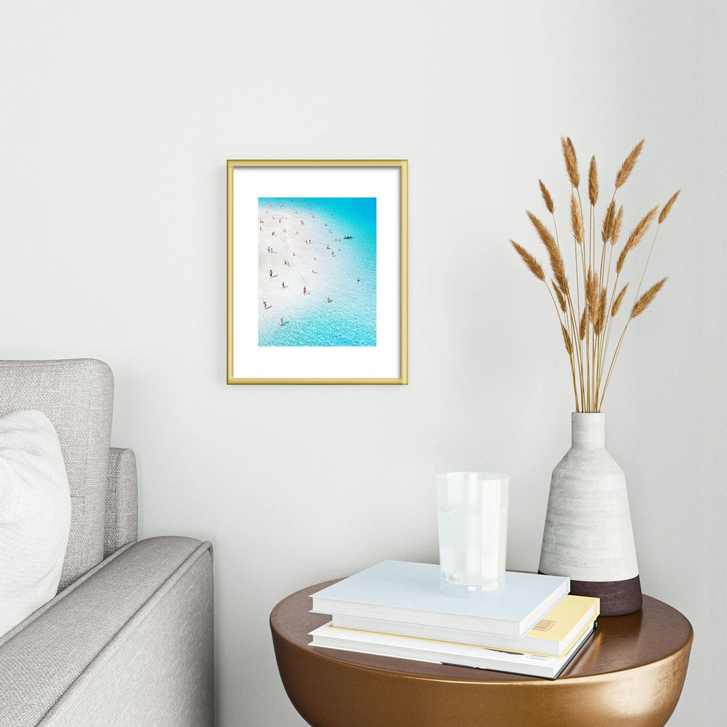 Gal Design Beach Daydream Metal Framed Art Print