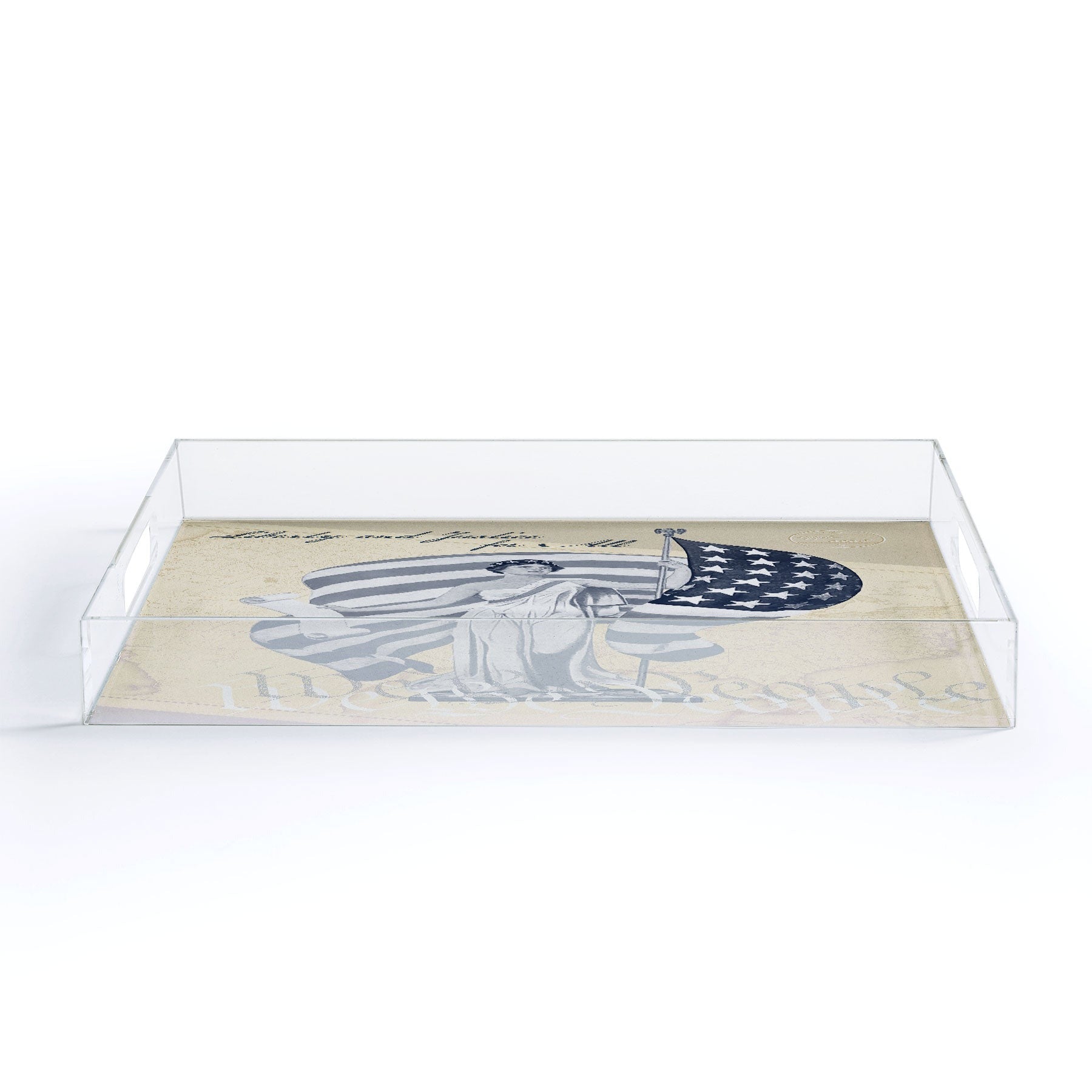 DENY Designs Liberty and Justice Woman Acrylic Tray