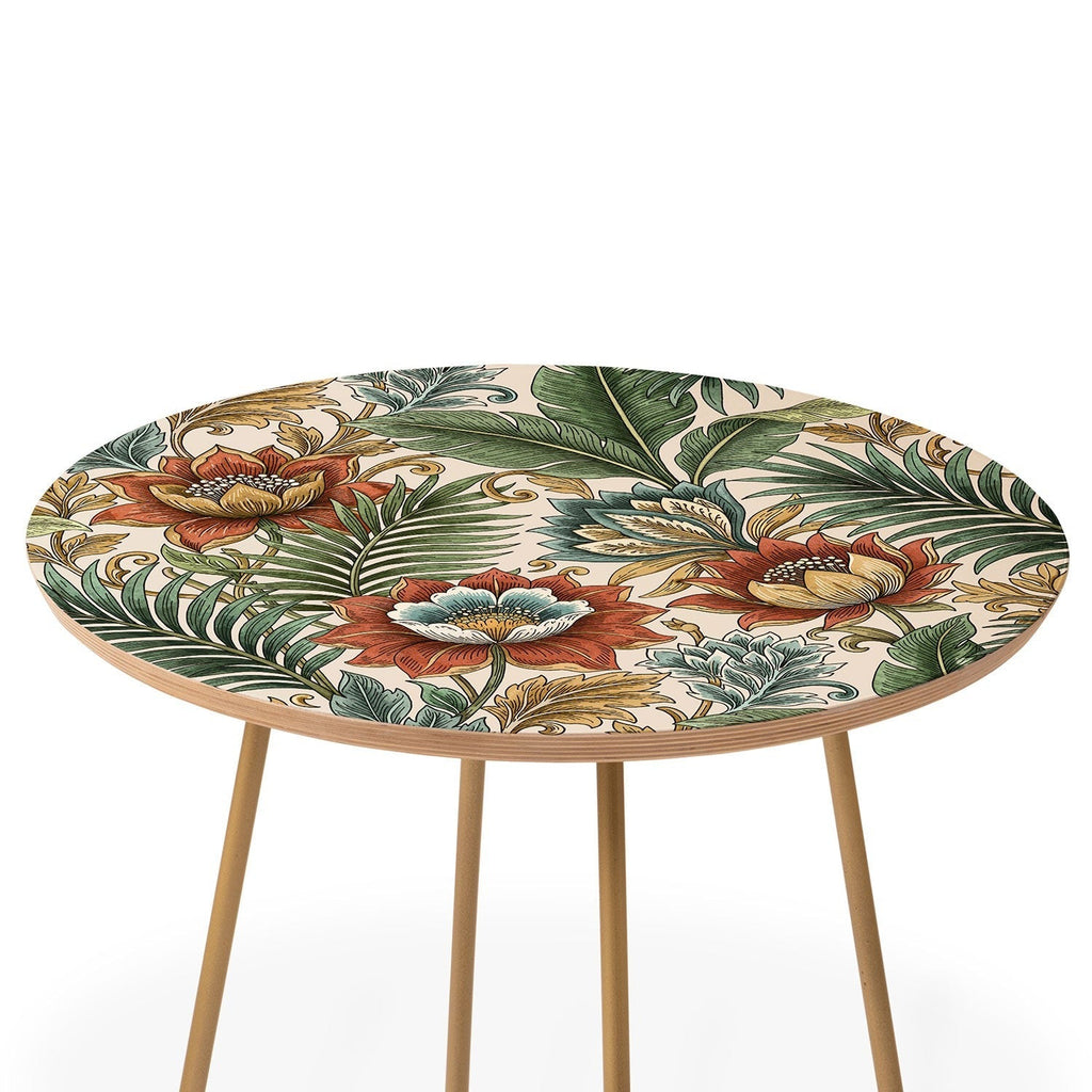 Marta Barragan Camarasa Retro Jungle Garden Round Side Table