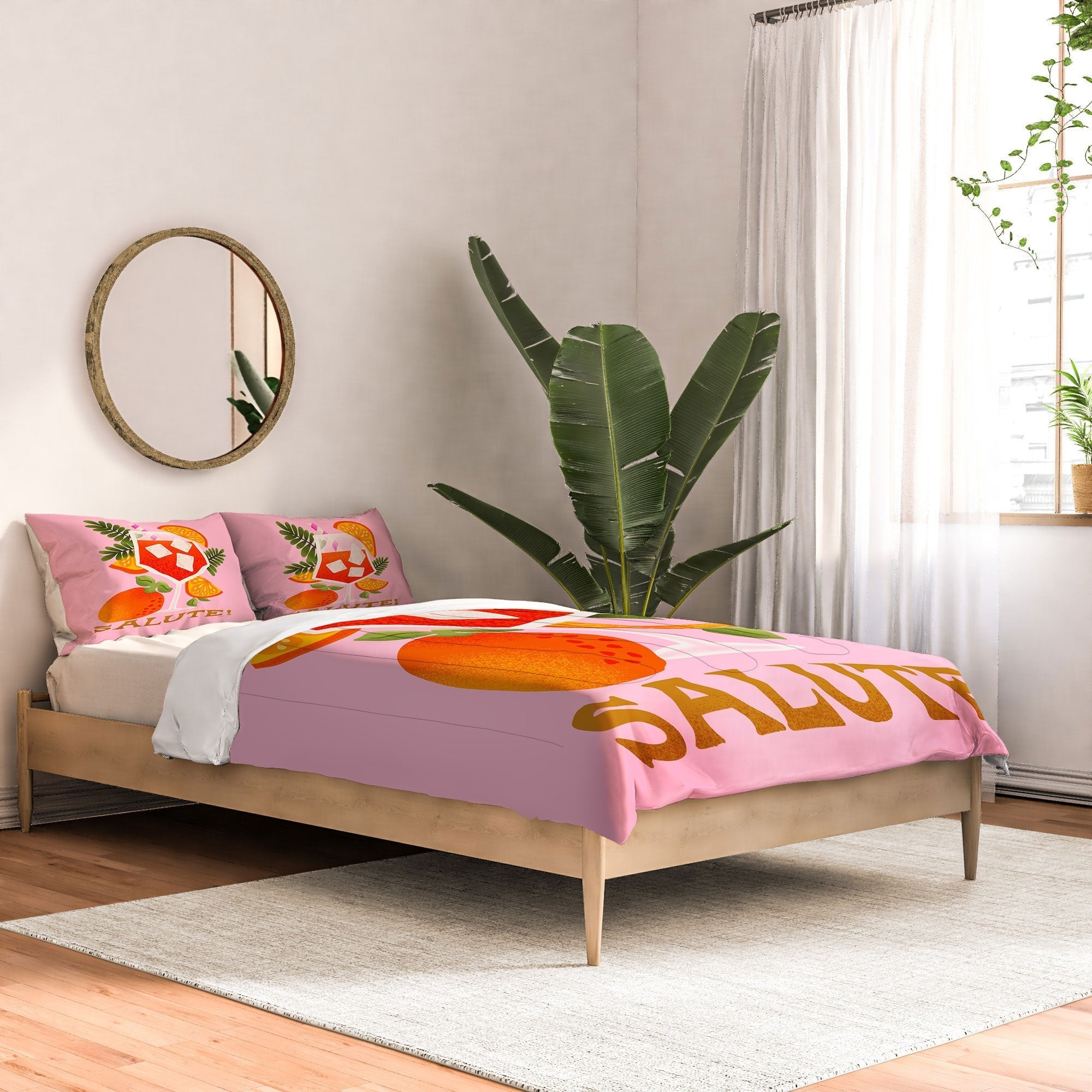 Jessica Molina Orange Spritz Comforter