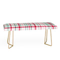 Lisa Argyropoulos Merry Vintage Plaid Bench