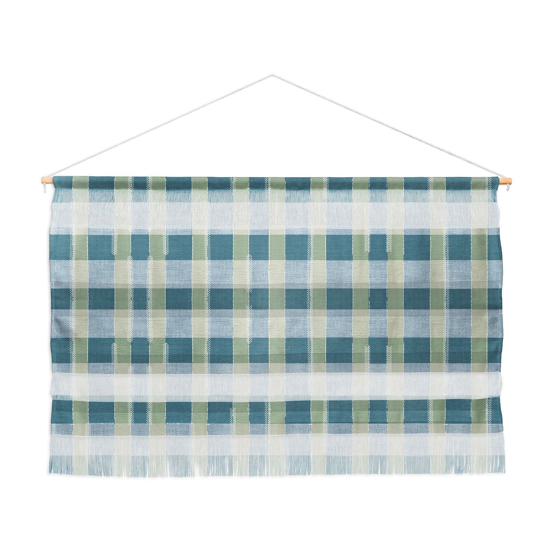 Marta Barragan Camarasa Country Style Checks Wall Hanging Landscape