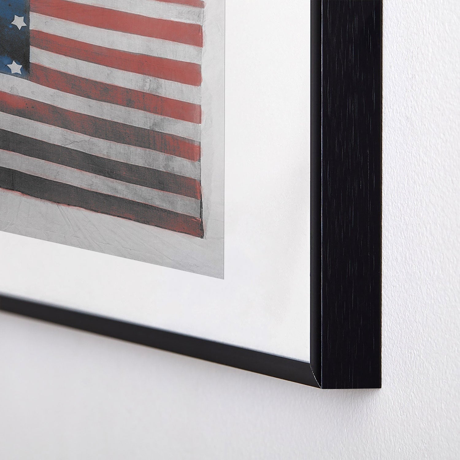 DENY Designs Flag Attributed to Elizabeth Schuyler Hamilton Metal Framed Art Print