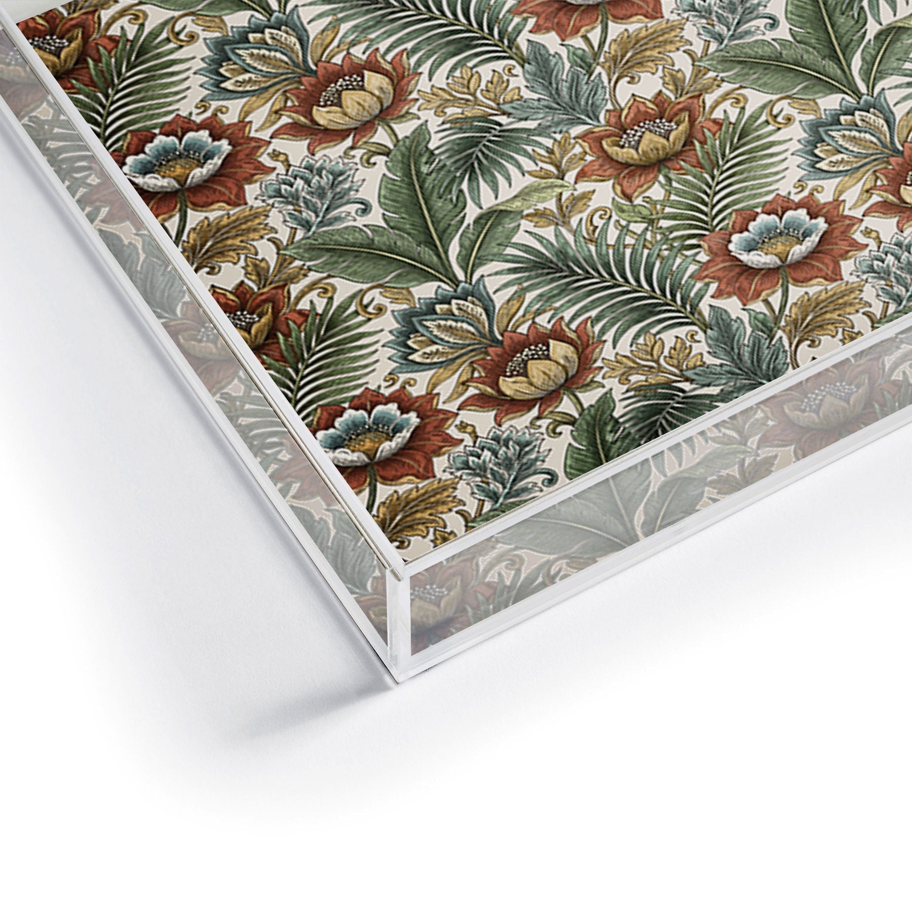 Marta Barragan Camarasa Retro Jungle Garden Acrylic Tray