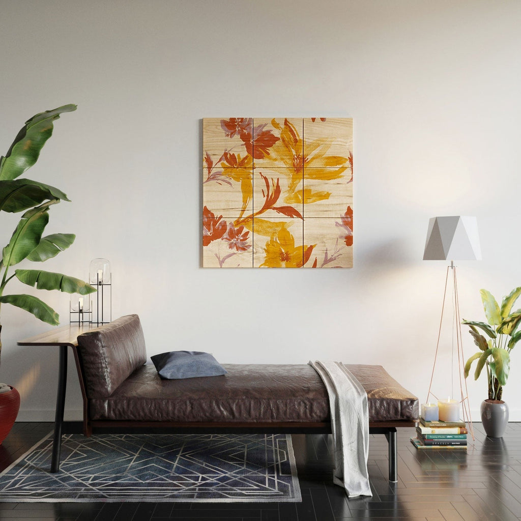 Gabriela Fuente Emma Floral Classic Wood Wall Mural