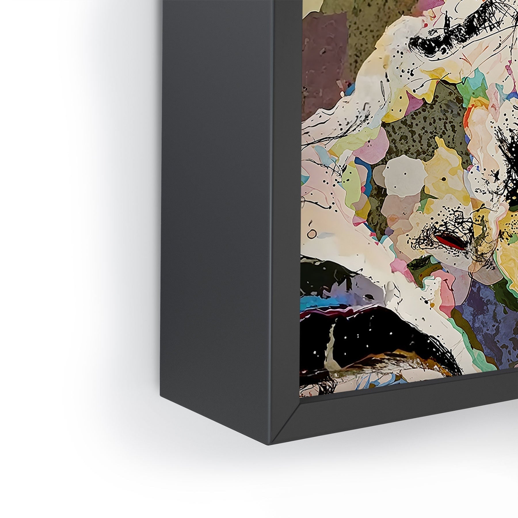 83 Oranges Echoes Beneath the Surface Framed Mini Art Print