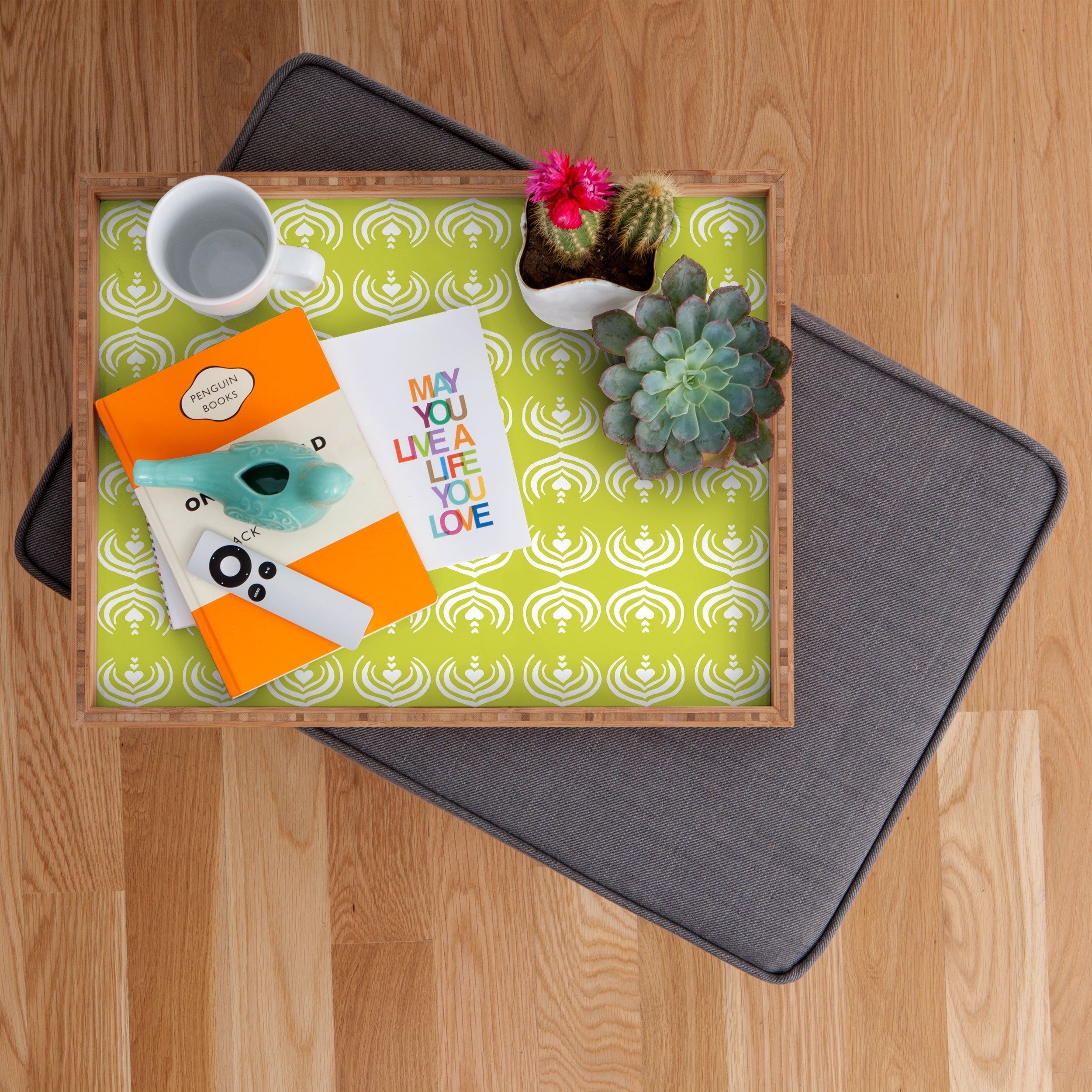 Design by Spark Matcha Latte Art Rectangular Tray