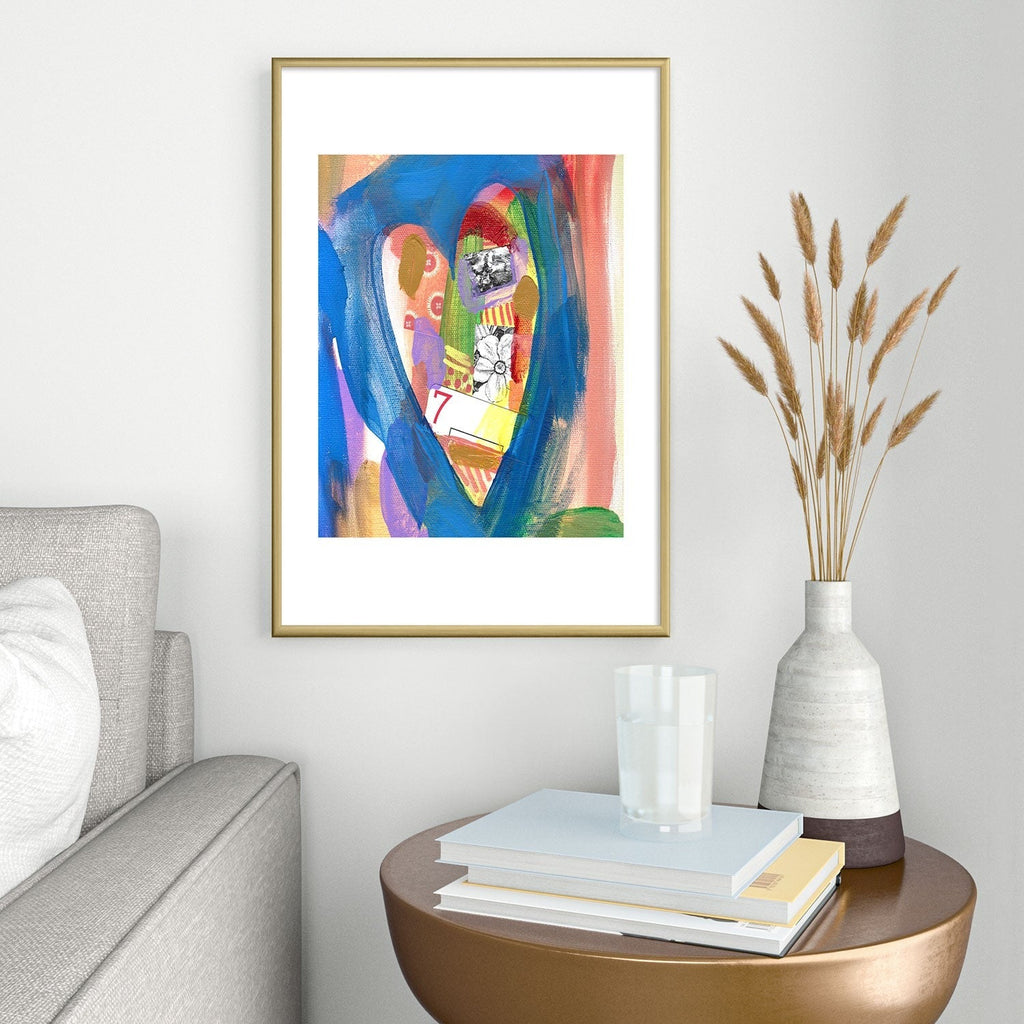 Natalie Baca Lucky in Love Metal Framed Art Print