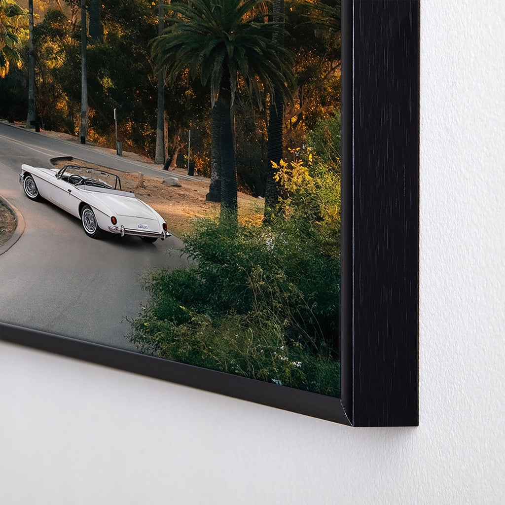 Gal Design Sunset Blvd Square Metal Framed Art Print